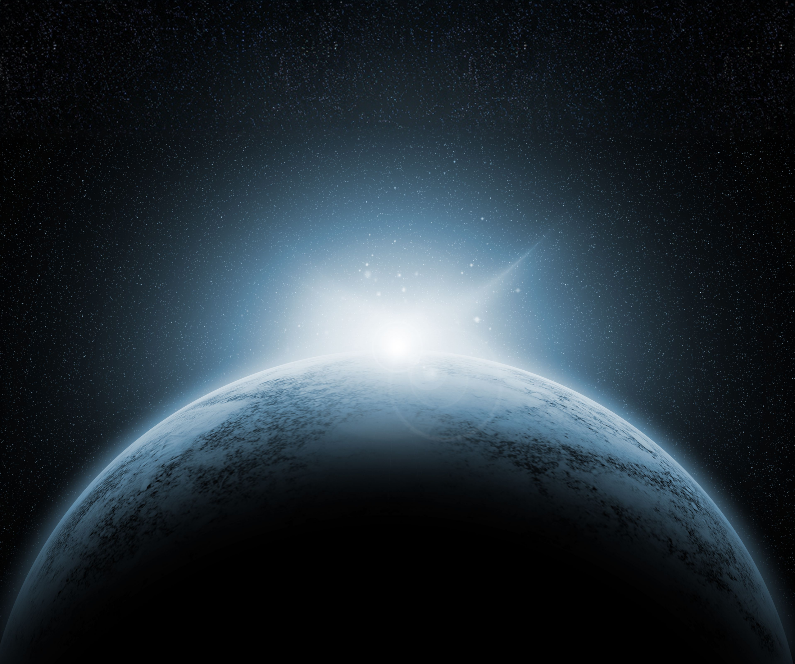 Planète dans l'espace