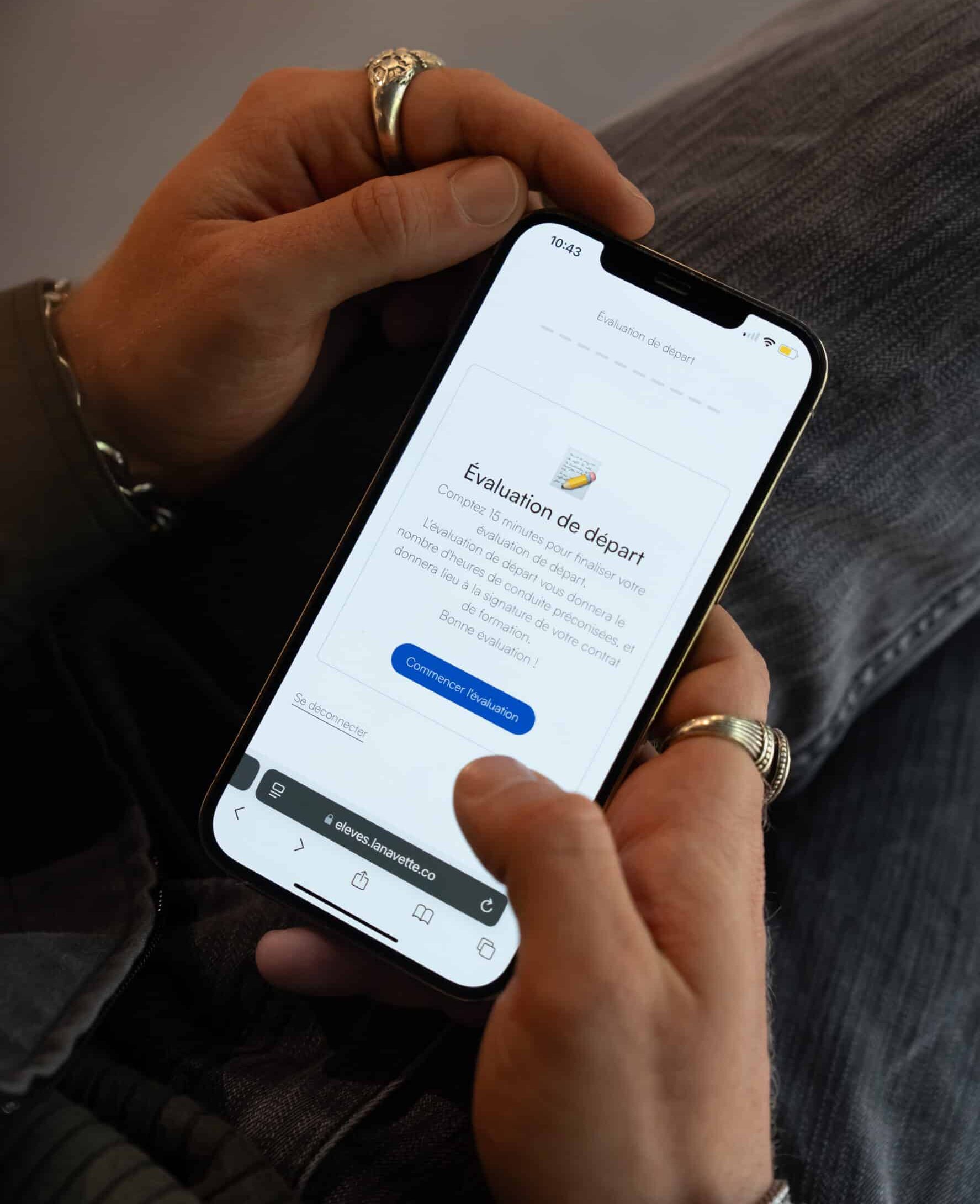 l'évaluation de départ en ligne inclue dans les formules de La Navette