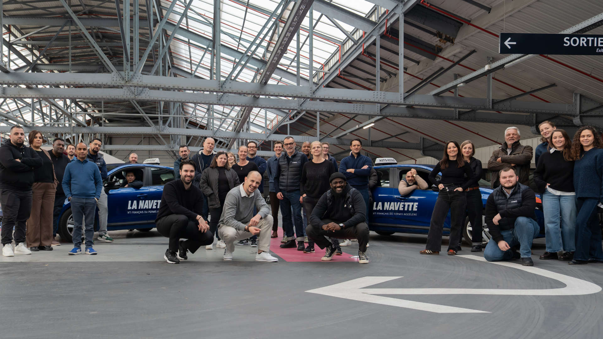 Photo d'équipe de l'auto école La Navette