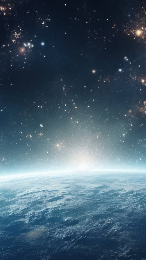 Planète dans l'espace