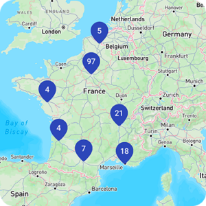 Carte points de départ